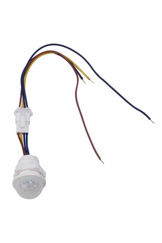 220V Gömme Hareket (PIR) Sensörü - Otomatik Lamba ve Merdiven Aydınlatma Sensörü