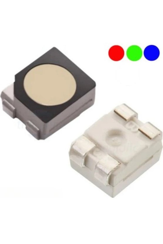 10 Adet RGB 3528 SMD LED Çip - 1210 Kılıf Çok Renkli Araç Gösterge ve Devre Ledi