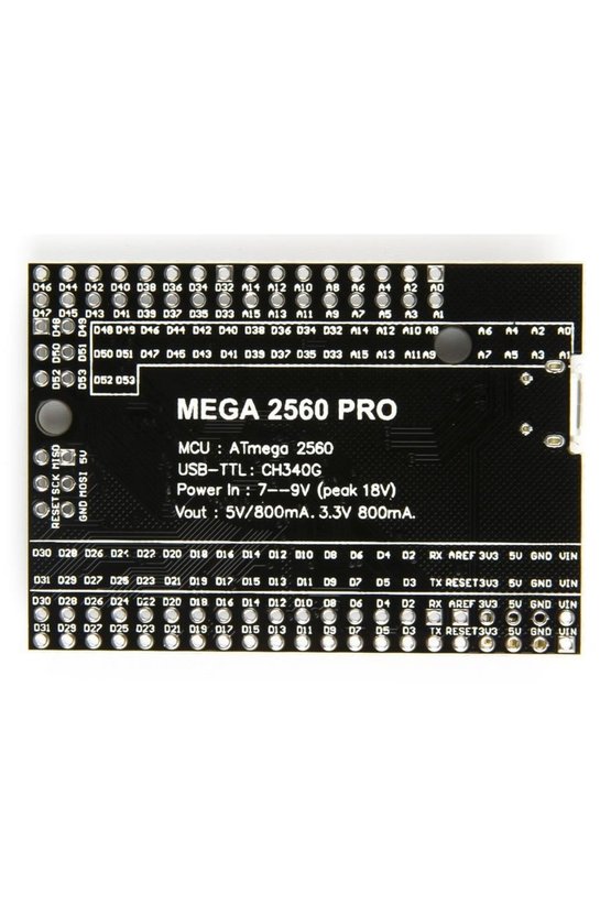 Arduino Mega 2560 Pro Mini Geliştirme Kartı - ATmega2560 CH340G
