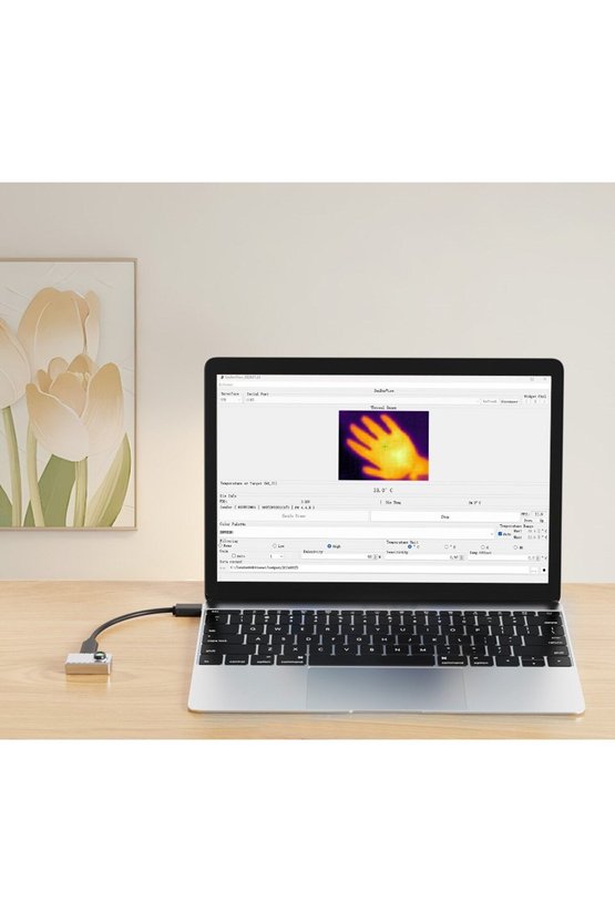 Thermal 90° USB-C Termal Kamera 80x62 IR Görüntüleme Modülü - AndroidPC Uyumlu Kızılötesi Termal Se