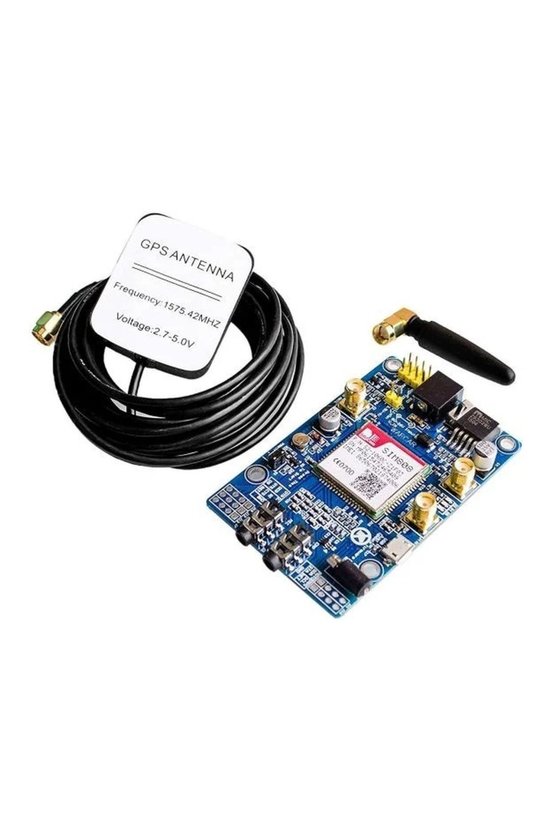 SIM808 GSMGPRSGPS Geliştirme Kartı - Arduino & Raspberry Pi Uyumlu (IMEI Kayıtsız)