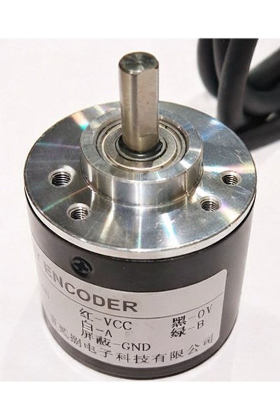 E38S6G5-360B-G24N İnkremental Rotary Enkoder - 360 PPR, NPN, 5-24VDC, 6mm Milli