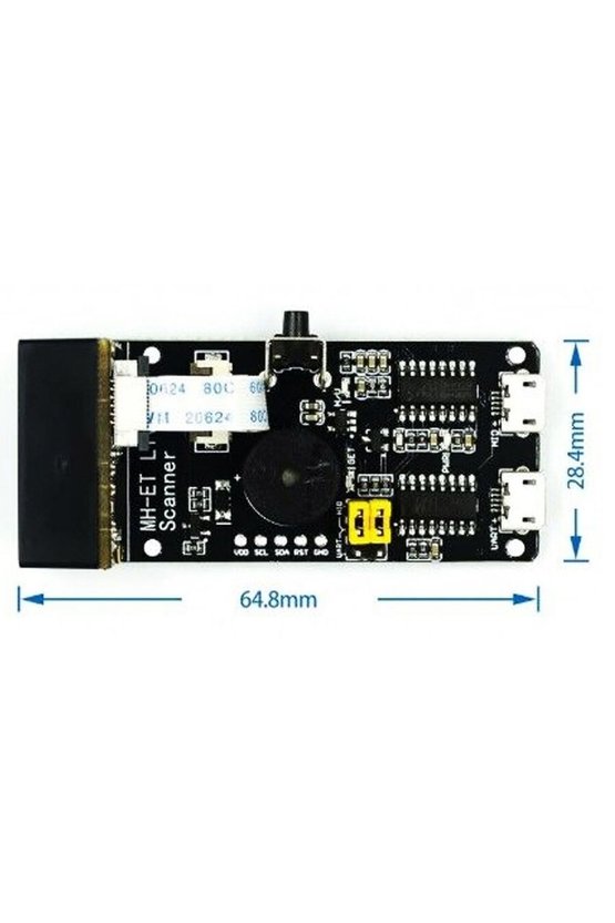 MH-ET LIVE V3.0 1D2D QR ve Barkod Okuyucu Modülü - USB UARTHID Arayüzü - Arduino & Raspberry Pi Uy