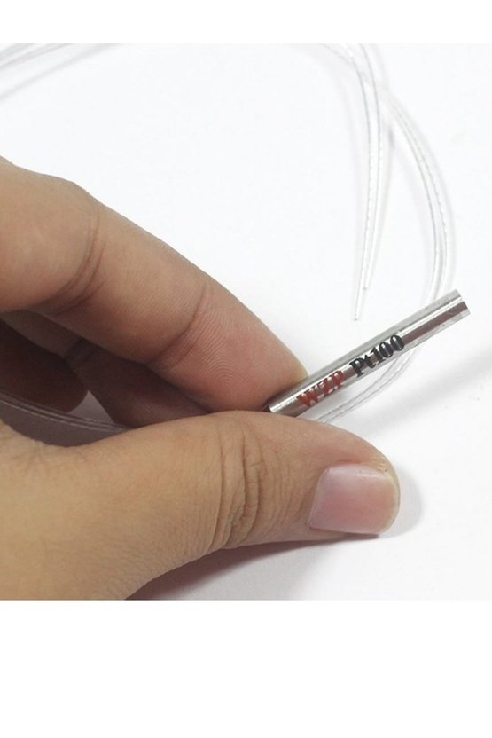 5 Adet WZP PT100 Sıcaklık Sensörü - 4x30mm Paslanmaz Çelik Prob, 50cm 2 Uçlu Hassas Isı Ölçer