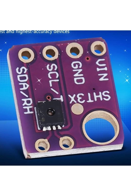 GY-SHT31-D Yüksek Hassasiyetli Dijital Sıcaklık ve Nem Sensörü Modülü I2C Arduino Uyumlu