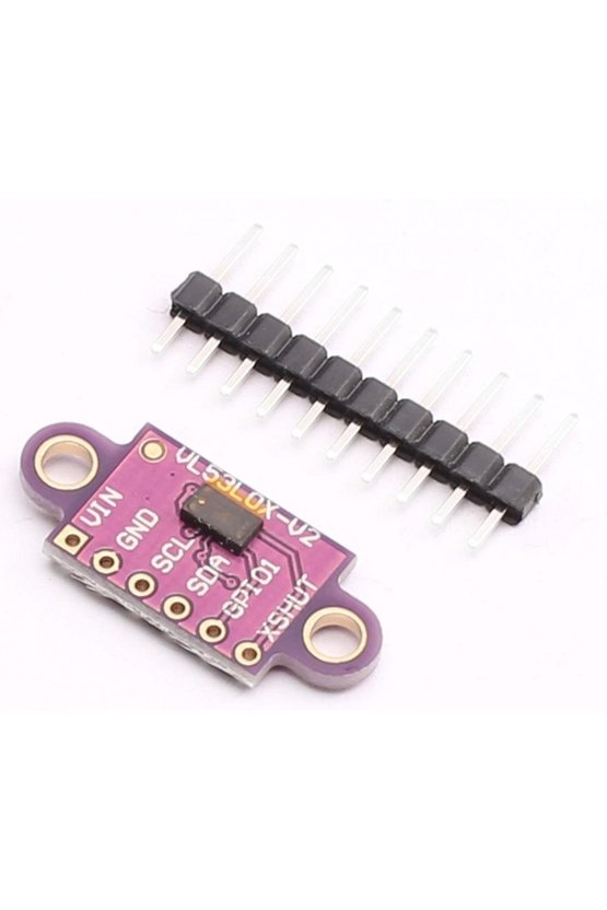 VL53L0X V2 Lazer ToF Mesafe Sensörü Modülü - 2M Hassas Ölçüm I2C