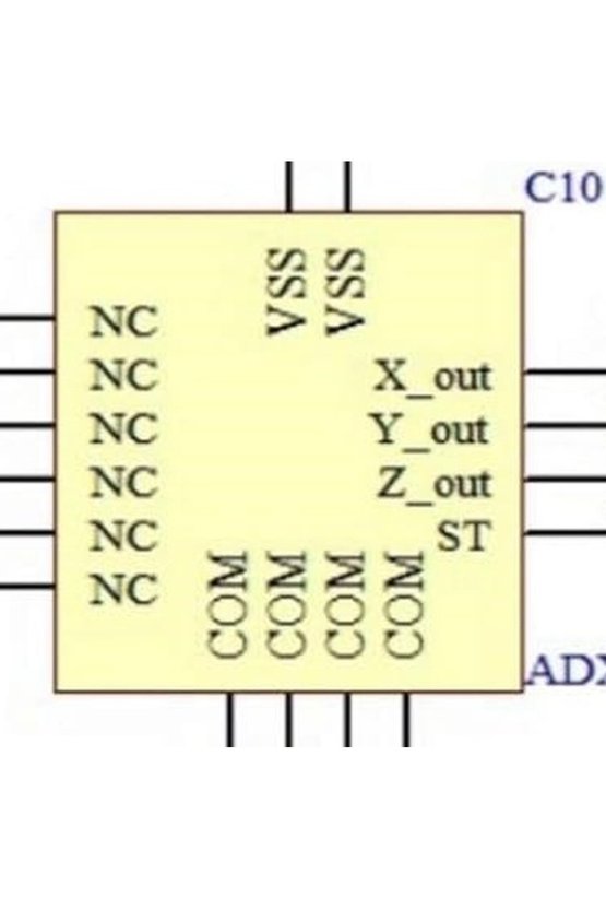 GY-61 ADXL335 3 Eksenli Analog İvmeölçer ve Eğim Sensörü Modülü