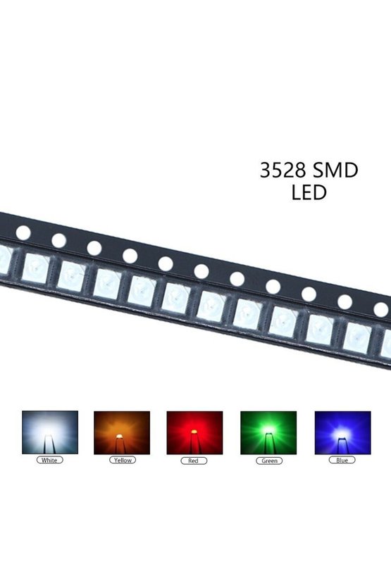 Adet Yeşil 3528 SMD LED Çip - 1210 Kılıf Yüksek Parlaklık Araç Gösterge Ledi