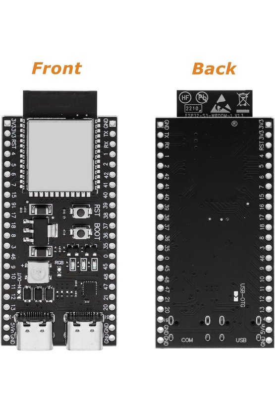 ESP32-S3-DevKitC-1 N16R8 Geliştirme Kartı - 16MB Flash 8MB PSRAM WiFi & Bluetooth 5.0