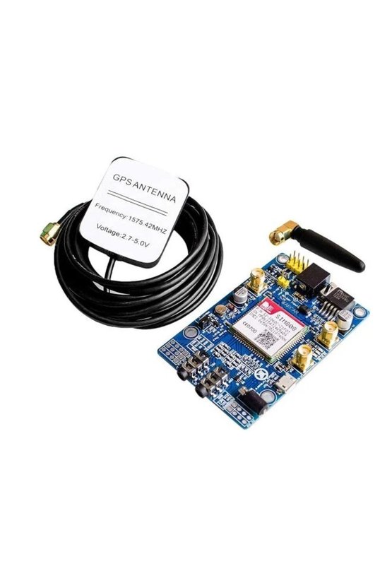 SIM808 GSMGPRSGPS Geliştirme Kartı - Arduino & Raspberry Pi Uyumlu (IMEI Kayıtsız)