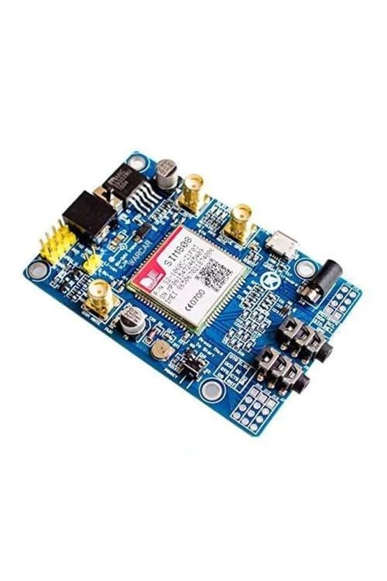 SIM808 GSMGPRSGPS Geliştirme Kartı - Arduino & Raspberry Pi Uyumlu (IMEI Kayıtsız)