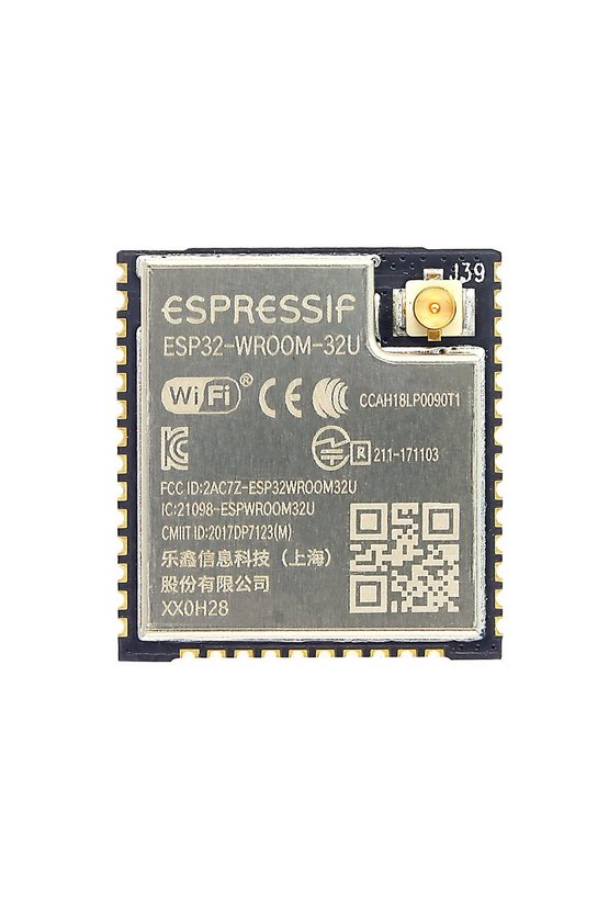 Espressif ESP32-WROOM-32U 4MB (32Mbit) Wi-Fi & Bluetooth IoT Modülü (U.FL Anten Girişli)