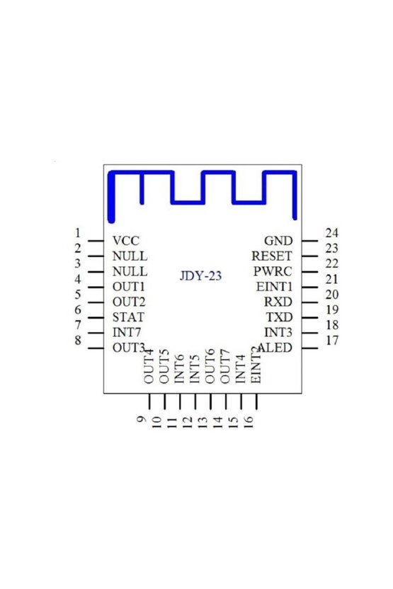 JDY-23 CC2541 Bluetooth 5.0 BLE Modülü - Düşük Enerjili IoT ve Arduino Uyumlu Kablosuz Haberleşme Ka