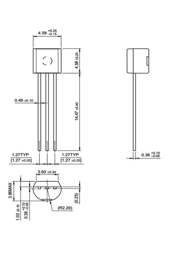 50 Adet BC327 PNP Tip Transistör