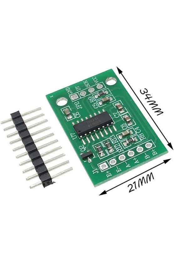 HX711 Yük Hücresi Ağırlık Sensörü Amplifikatör Modülü (Load Cell) - Arduino Uyumlu