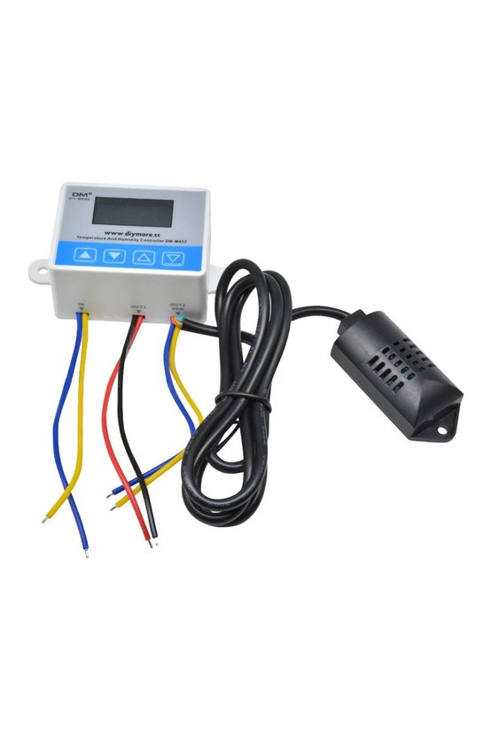 Diymore M452 Kutulu 220V Dijital Sıcaklık ve Nem Kontrol Cihazı - SHT20 Sensörlü Premium Termostat