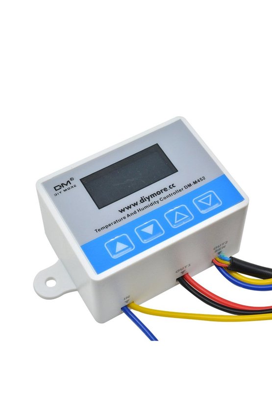 Diymore M452 Kutulu 220V Dijital Sıcaklık ve Nem Kontrol Cihazı - SHT20 Sensörlü Premium Termostat