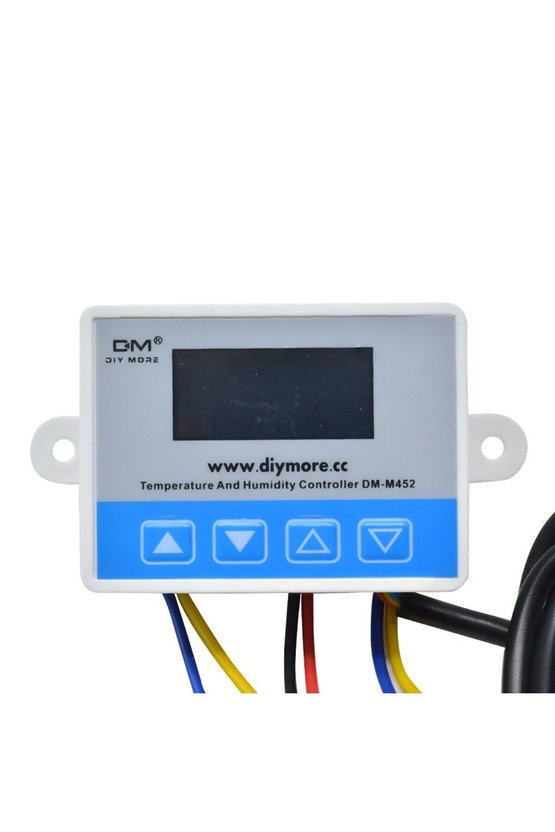 Diymore M452 Kutulu 220V Dijital Sıcaklık ve Nem Kontrol Cihazı - SHT20 Sensörlü Premium Termostat