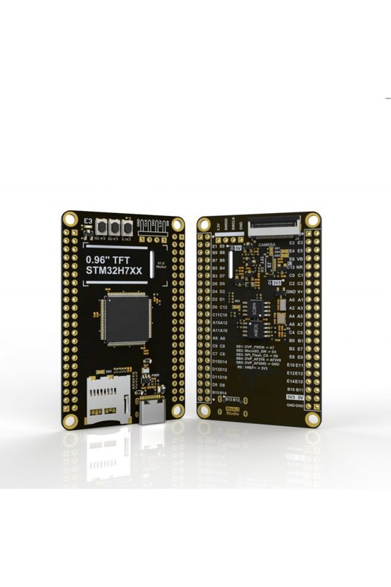 STM32H750VBT6 Geliştirme Kartı Kit - 0.96 ST7735 TFT LCD, OV7725 Kamera Modülü, 8MB QSPI Flash, 8MB