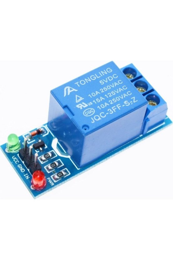 Tek Kanallı 5v Röle Modülü Tekli Röle Kartı 1 Kanal Arduino Relay Tek Kanal