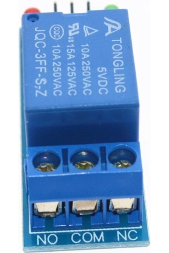 Tek Kanallı 5v Röle Modülü Tekli Röle Kartı 1 Kanal Arduino Relay Tek Kanal