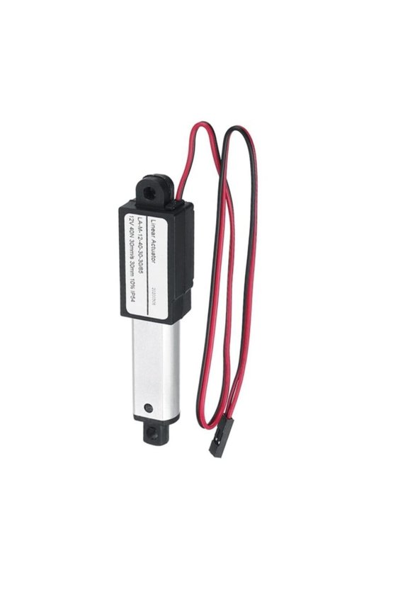 Alüminyum 40n 30mms 30mm Açılır Uzunluk 12v Dc Mini Lineer Motor