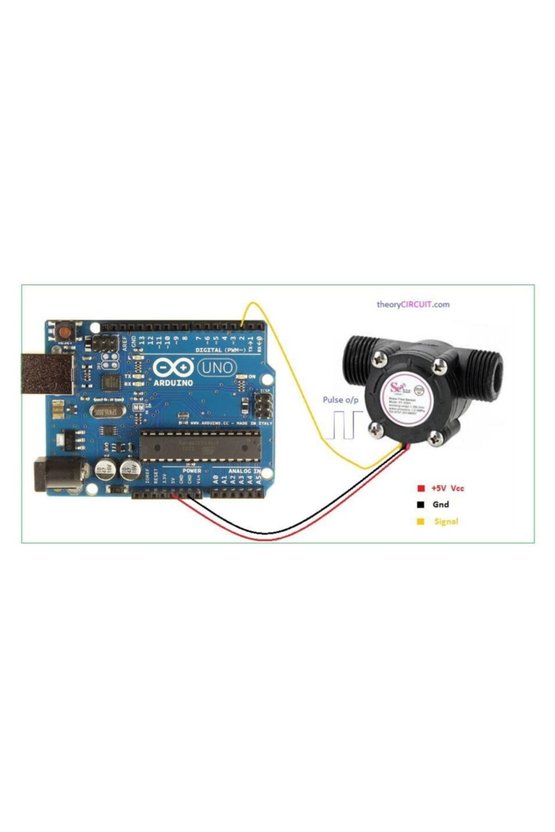 Yf-s201 Su Akış Sensörü Ve Hidrolik Basınç Sensörü Water Flow Sensor