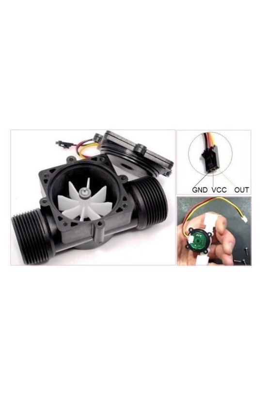 Yf-s201 Su Akış Sensörü Ve Hidrolik Basınç Sensörü Water Flow Sensor