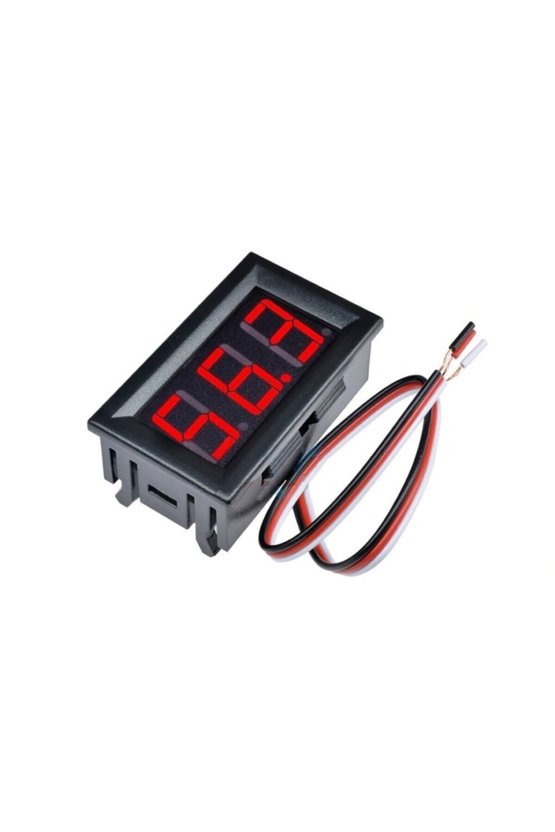 0.56 Inch Dc 0-100v Digital Voltmetre 3 Telli Panel Tip