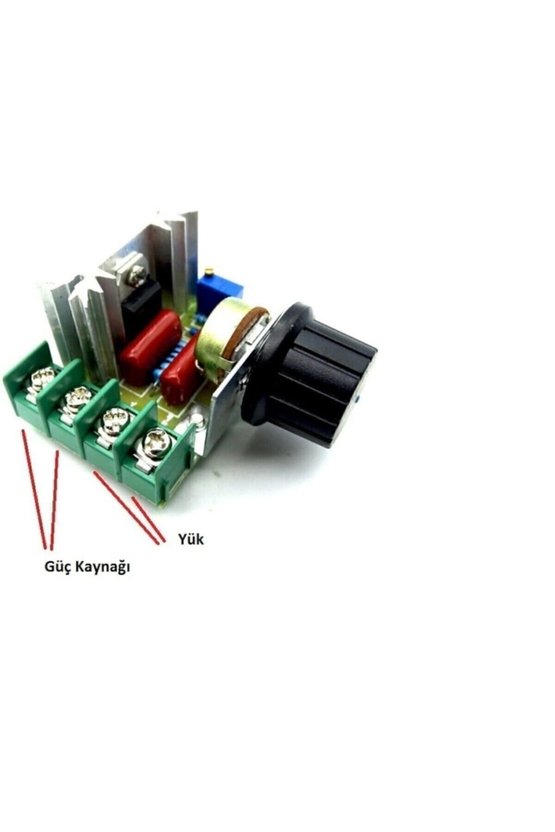 Ac Motor Hız Kontrol Devresi Dimmer 2000W