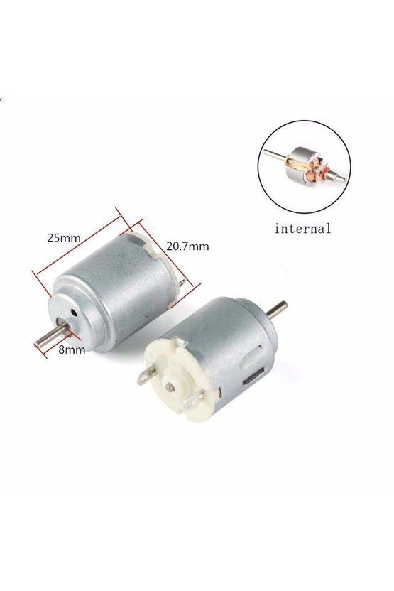Dc Motor 1.5 - 6 Volt R140 Mikro Motor