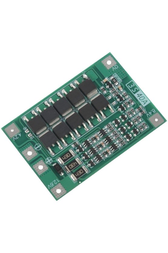 3s 40a Bms 12.6v 18650 Lityum Pil Şarj Koruma Modülü