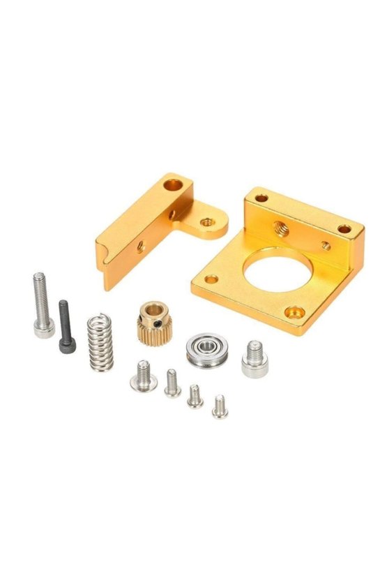 3d Printer Mk8 Alüminyum 1.75mm Extruder Blok Seti - Sol 3b Yazıcı