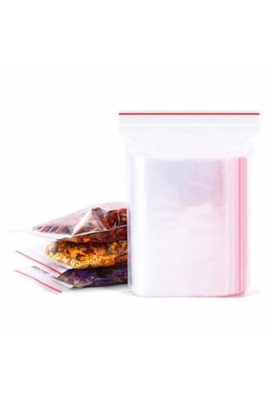 Kilitli Torba Şeffaf 10 X 12 Cm Cm 100lü Paket Kilit Poşet