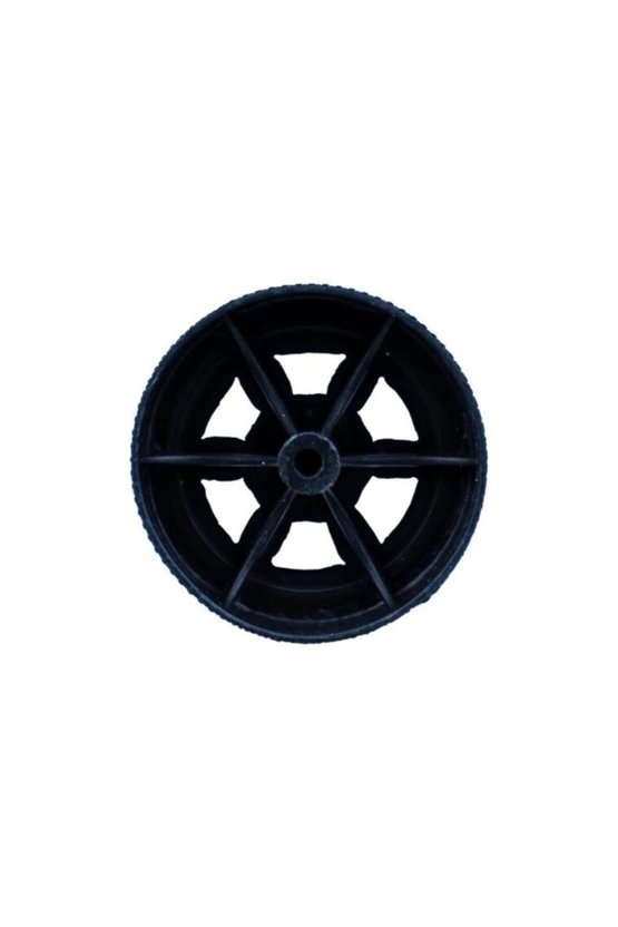 20 Adet Plastik Tekerlek 2,9 Cm Çap - Mil Çapı 2mm Araba Yap Set