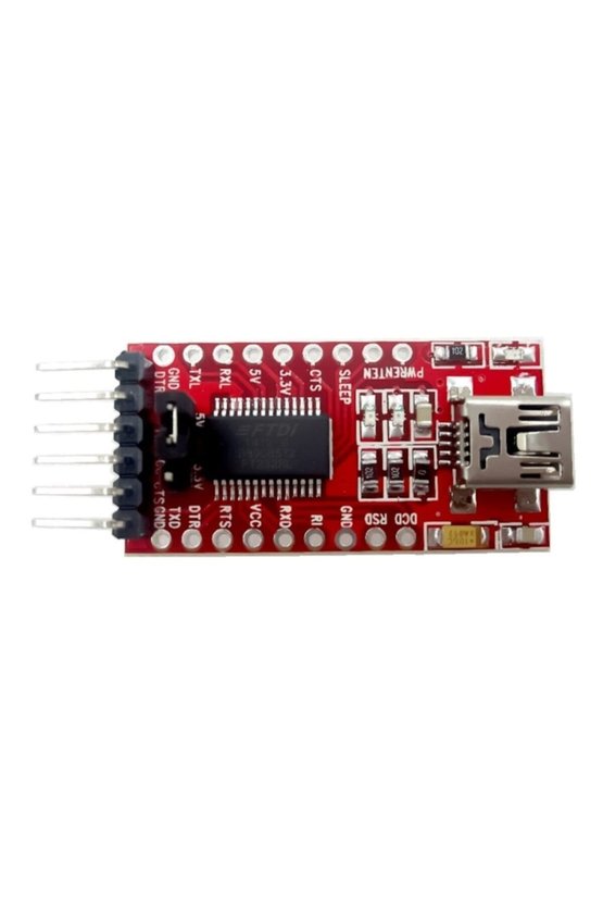 Usb To Ttl Çevirici Modül Ft232rl Yeni + 5 Pin Kablo