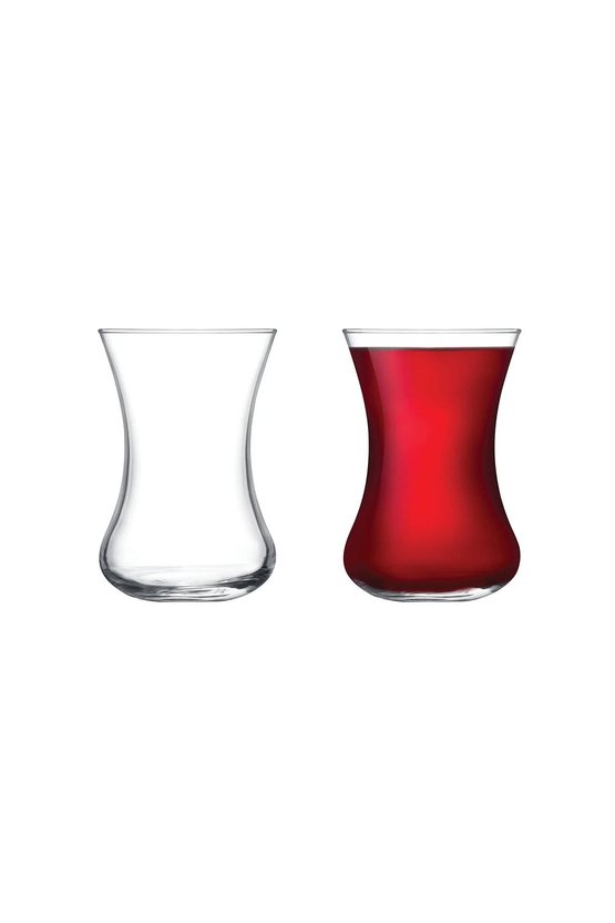 Victorine 6lı Çay Bardağı - 108 ml -Şeffaf Cam