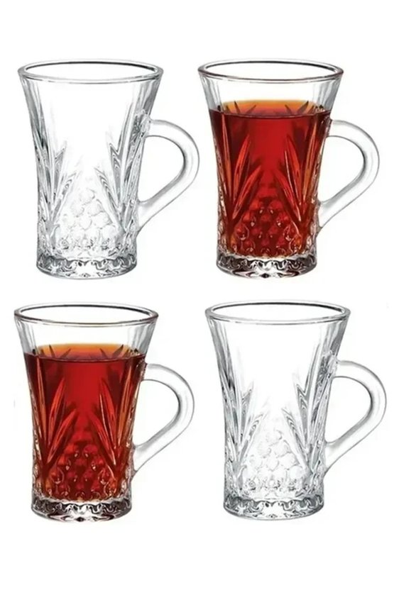 Felecia 4-lü Çay Fincanı