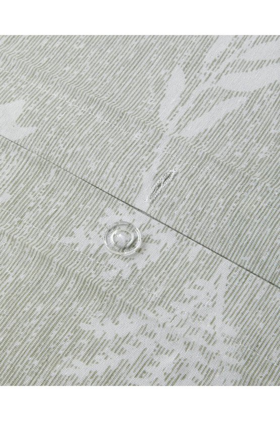 Florine Kolay Ütülenir Tek Kişilik Çarşaflı Nevresim Takımı 160x220 cm Açık Yeşil