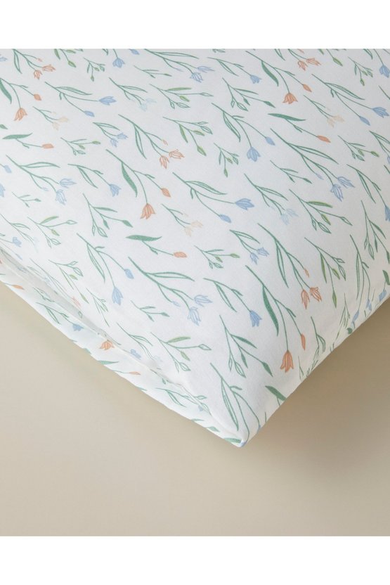 Fresh Sprout Kolay Ütülenir 2li Yastık Kılıfı 50x70 cm Yeşil-Sarı