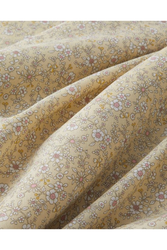 Petty Chic Kolay Ütülenir Çift Kişilik Nevresim Seti 200x220 cm Açık Sarı