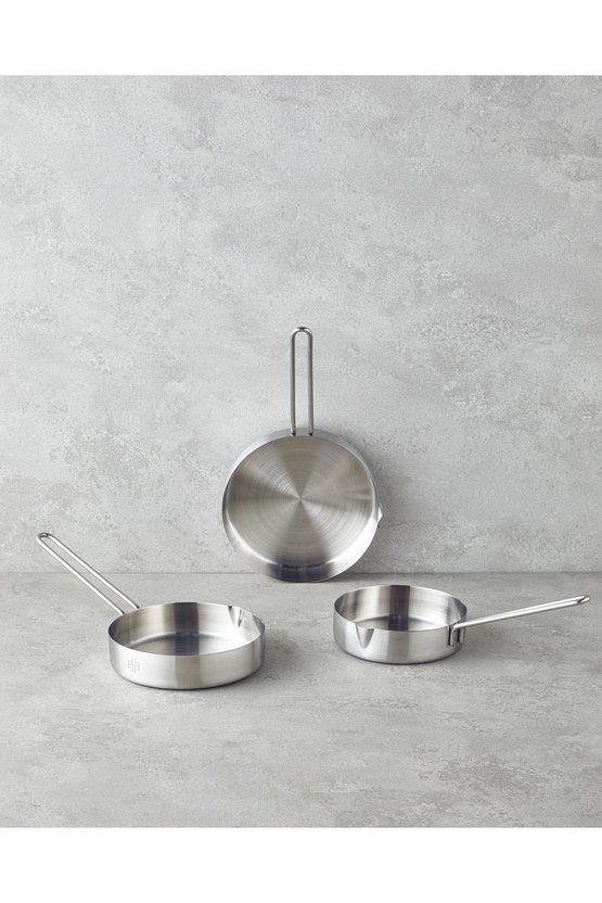 SauceMate Paslanmaz Çelik Sos Tava 16 cm Silver