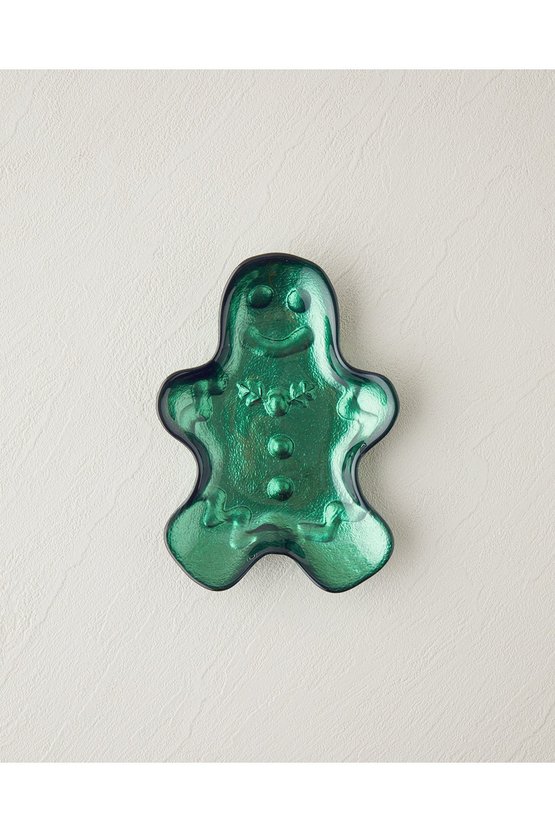 Gingerman Cam Çerezlik 17 cm Yeşil