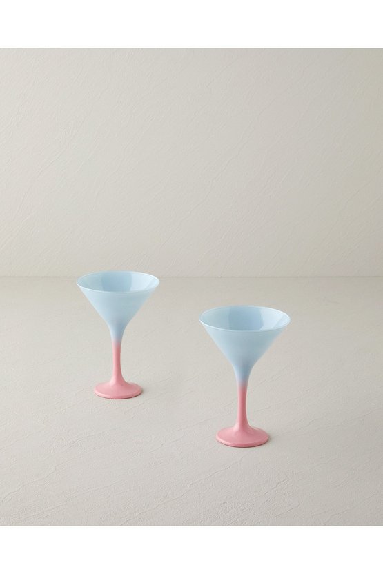 Whitney Cam 2li Cup 175 ml Mavi - Pembe