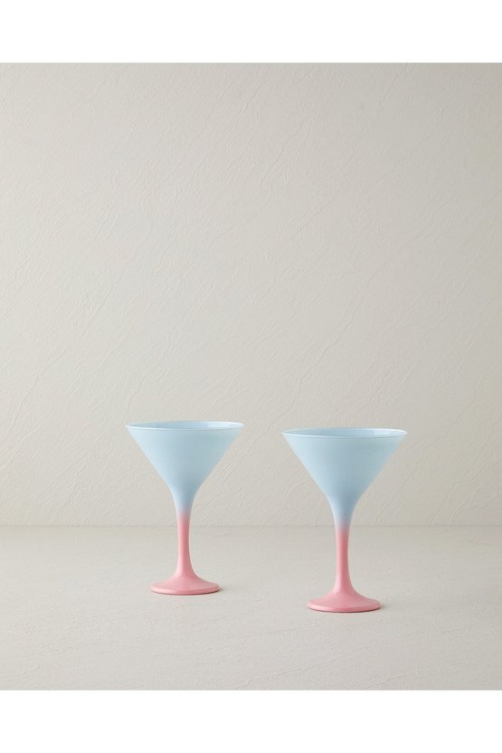 Whitney Cam 2li Cup 175 ml Mavi - Pembe