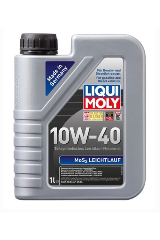 MoS2 10W‑40 Motor Yağı 1L Yarı Sentetik