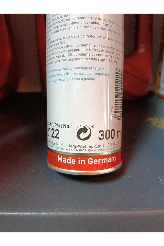 OİL SMOKE STOP (DUMAN ÖNLEYİCİ MOTOR YAĞ KATKISI) *2122* 300 ML