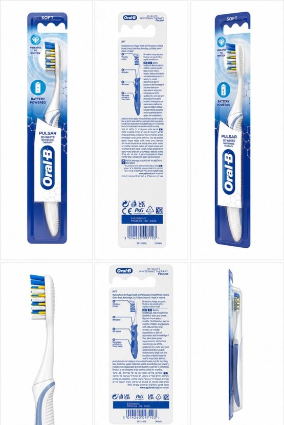 Pulsar 3D White Whitening Therapy Soft Pilli Diş Fırçası