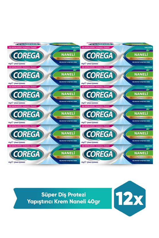 Süper Protez Yapıştırıcı Krem 40 Gr x12 Adet