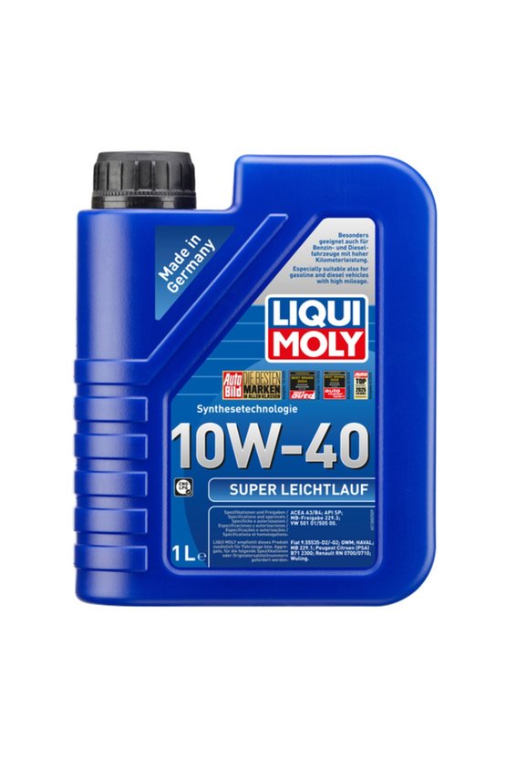 10W40 Motor Yağı Süper Sentetik SUPER LEICHTLAUF 1 Litre (9503)